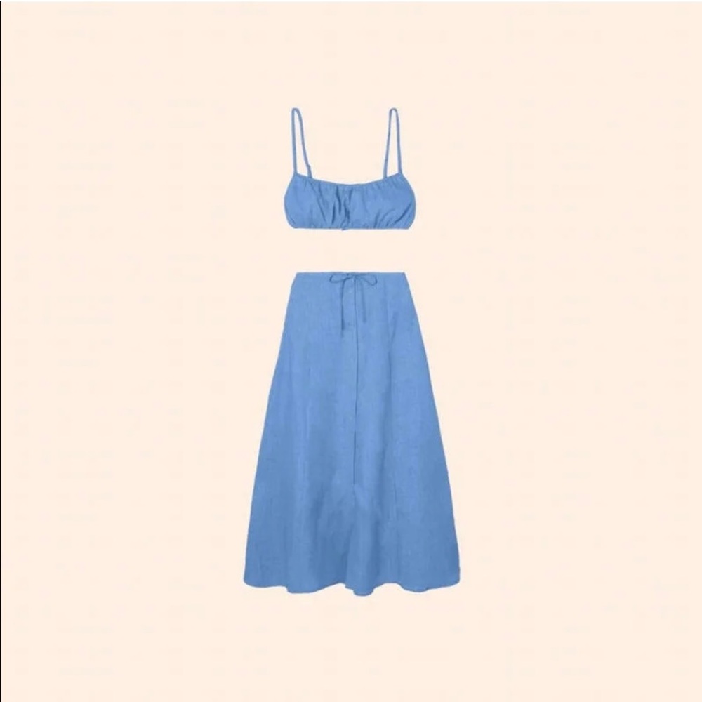Reformation Kamren Linen Two Piece - Picture 1 of 7